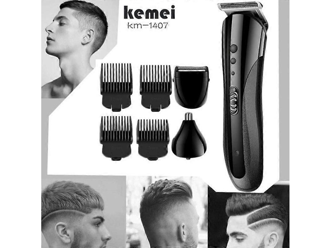 Aparador Elétrico Multifuncional Para Cabelo, Barba E Nariz