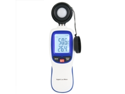 Luxímetro Digital Wt81 Portátil Medidor de Luz Iluminômetro Tester com Funções de Temperatura e Armazenamento de Dados