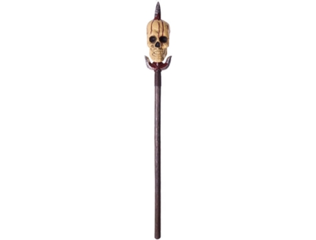 Arma  Lança Com Caveira Sangrenta Desmontável (142 cm)