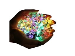 Cordão de Luz de Cerejeira Colorida 50 Leds 8 Funções