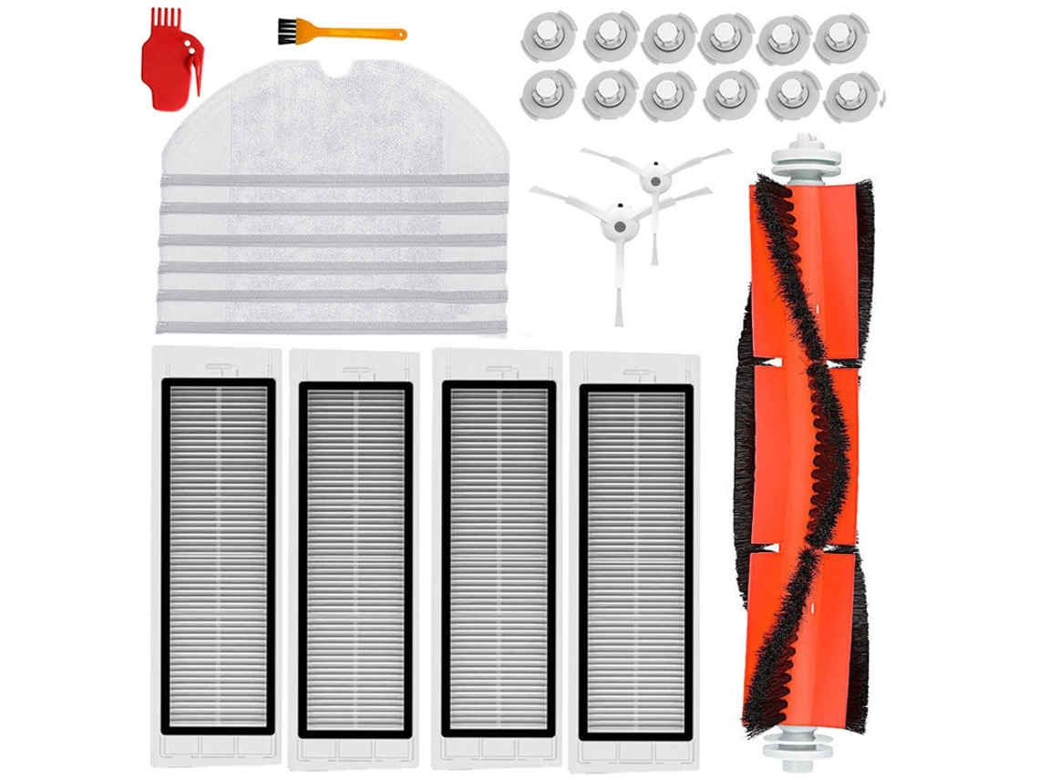 Acessório para Aspiradores XIAOMI S50 S51 E25 S5 Panos Side Roll