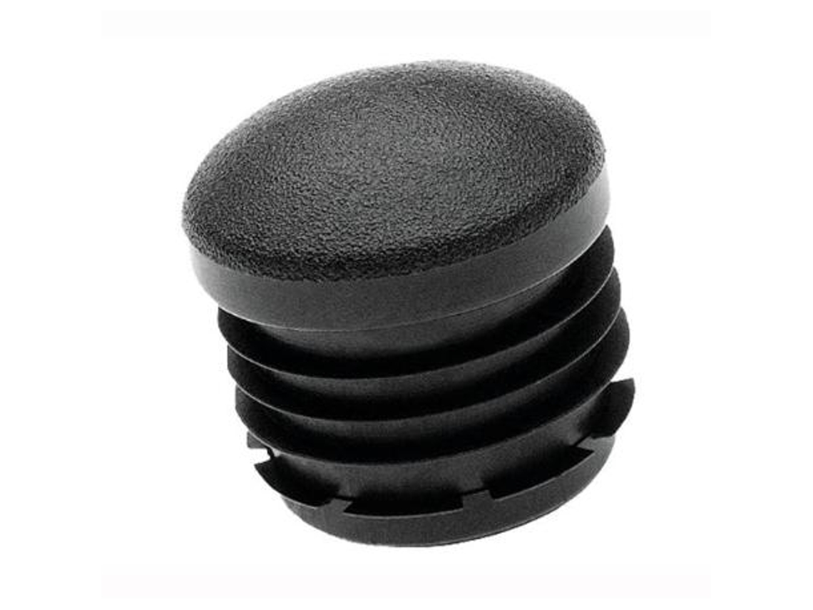 Cantonera redonda 22mm interior negra