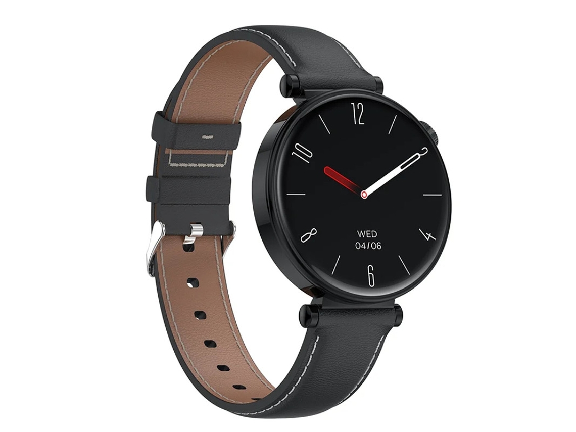 Smartwatch Feminino com Chamadas Bluetooth 1,32 Polegadas Tecido Amoled Vários Modos Esportivos e Design Moderno Preto Bestvite