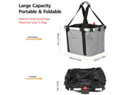 Bolsa de Maletero de Bicicleta Isolada e Multifuncional