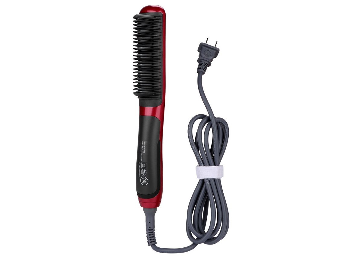 2026 pente de Alisado Eléctrico Cepillo Alisador de Pelo Herramienta Pequeña para Estilo de Cabello Rizado