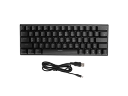 Aetheria teclado Gamer Mecânico Blue Switch 63 Teclas Rgb Backlit Usb Type C para Desktop Laptop
