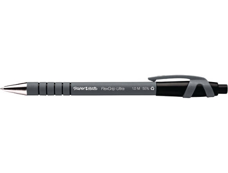Caneta Flexgrip Retratil Preto
