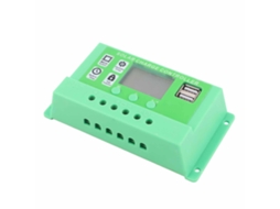 Regulador Solar Pwm 30a Com Proteções E Lcd Para Painéis Solares E Baterias Residenciais E Industriais