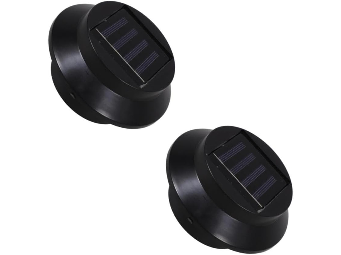 Conjunto De 12 Luminárias Solares De Led Para Cerca, Práticas E Econômicas Para Iluminação De Jardins Externos.