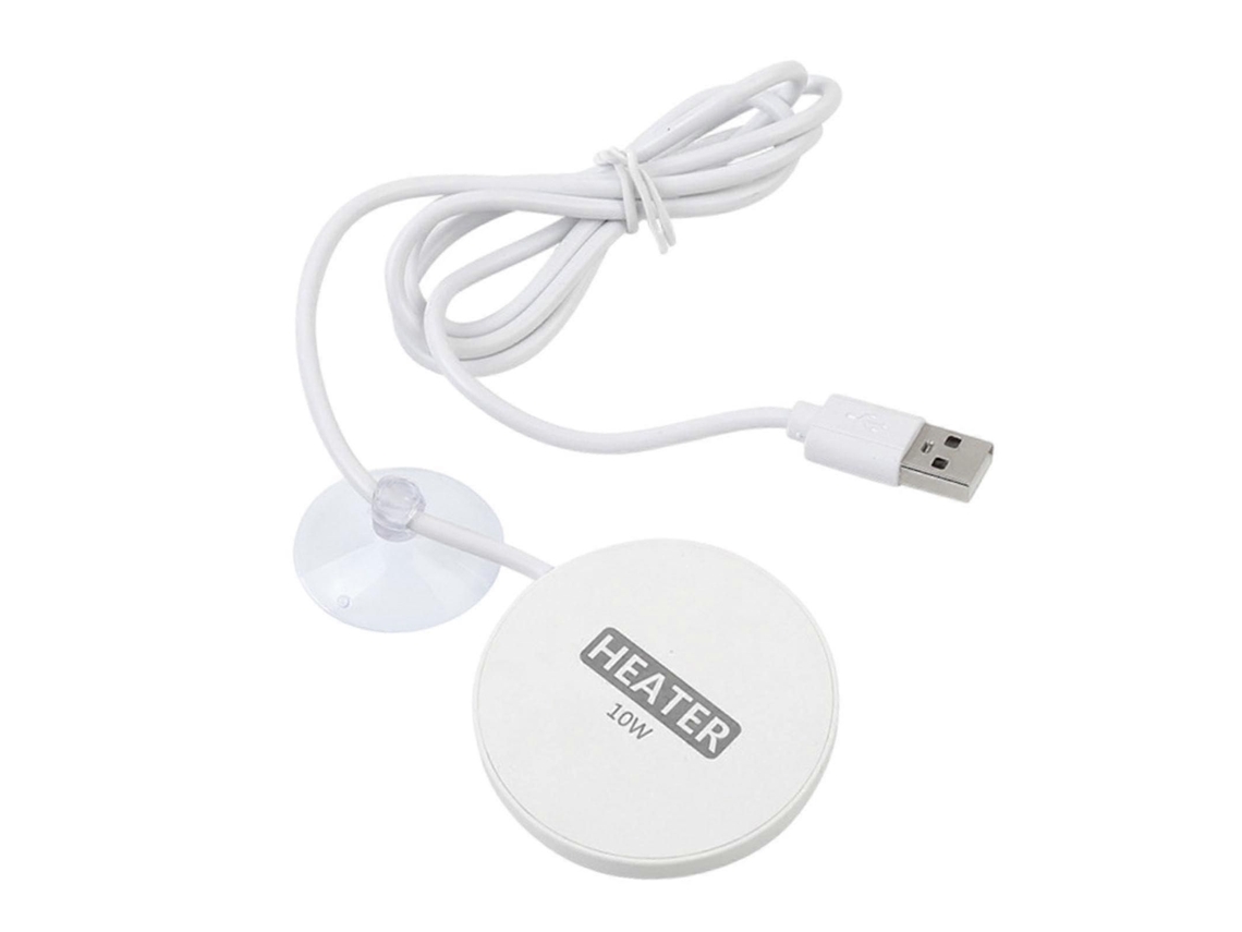 Aquecedor de Aquário com Termostato, Haste de Aquecimento Submersível para Aquário Alimentada por Usb, 10w GOKOCO