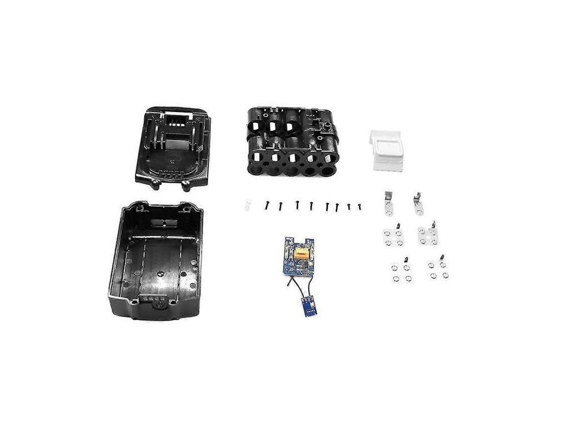 Capa de Plástico com Placa Protetora para Bateria 18v Bl1850 Bl1830 Bl1860