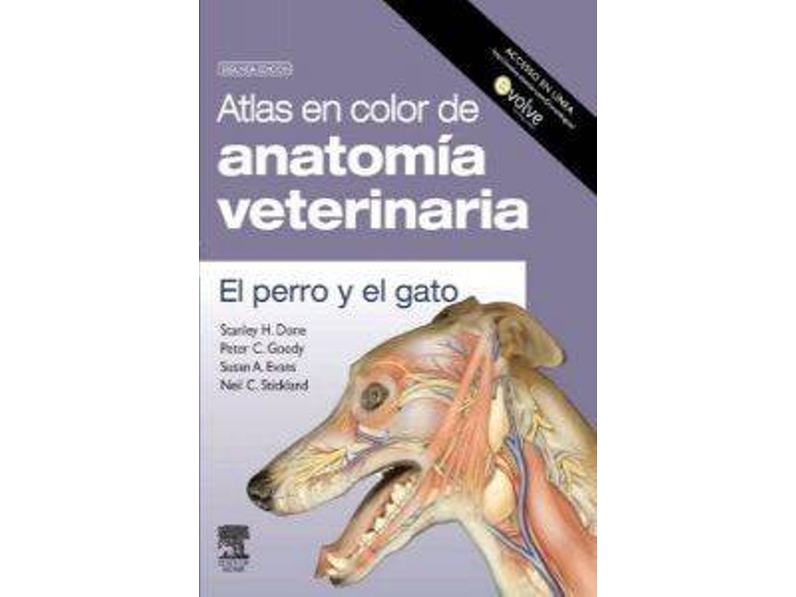 Livro Atlas En Color De Anatomía Veterinaria. El Perro Y De Gato (Incluye Evolve) (Espanhol)