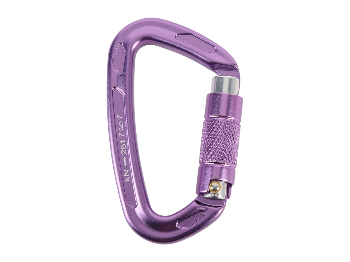 Gancho de Escalada Auto bloqueio 25kn Roxo