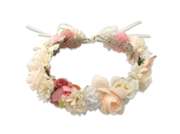 Corona Floral Para Boda Fiesta Decoration De Bohemia Para Mujer Niña Con Talla Ajustable Para Wedding Festival Y Fotografía