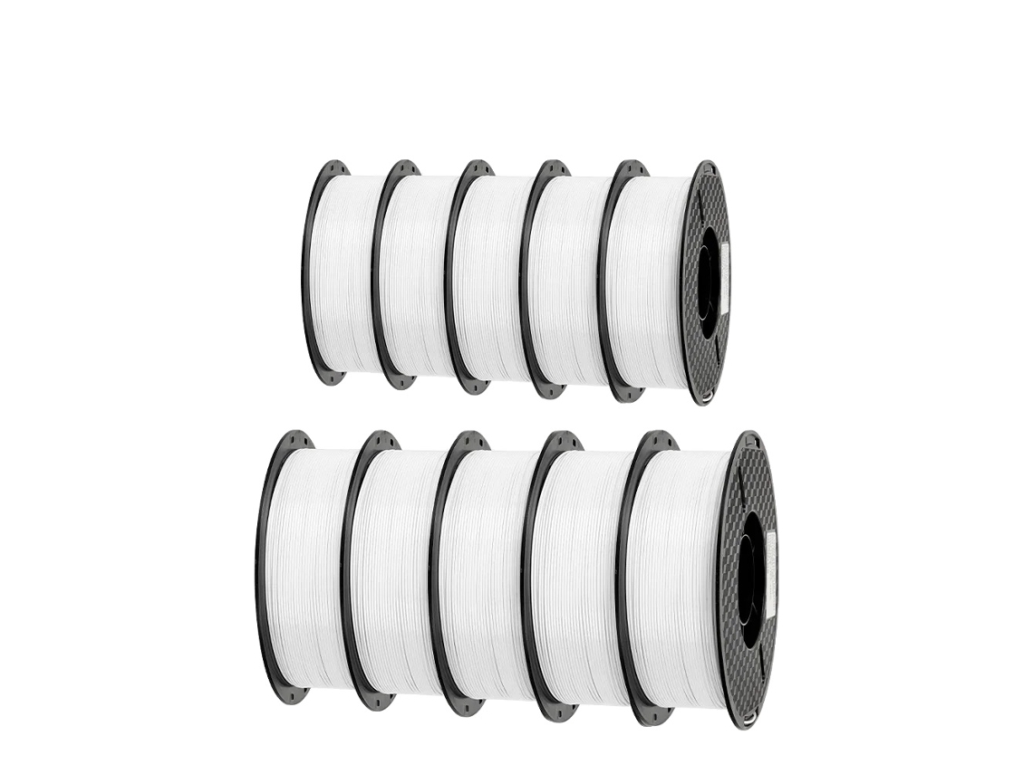 Filamento Para Impressora 3d, 10kg Petg, Diâmetro De 1,75mm,10kg Petg Branco Oem