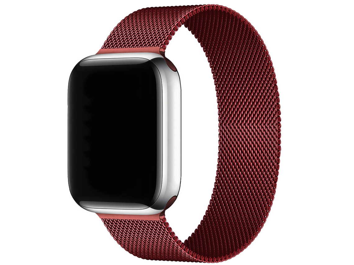 Bracelete Para Apple Watch 38/40/41/42mm Borgonha Cuich