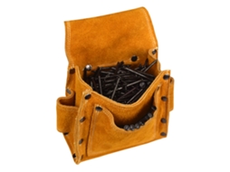 Bolsa De Ferramentas Para Cintura Com Bolso Portátil Para Carpinteiros Pregos Construção E Carpintaria Amarela