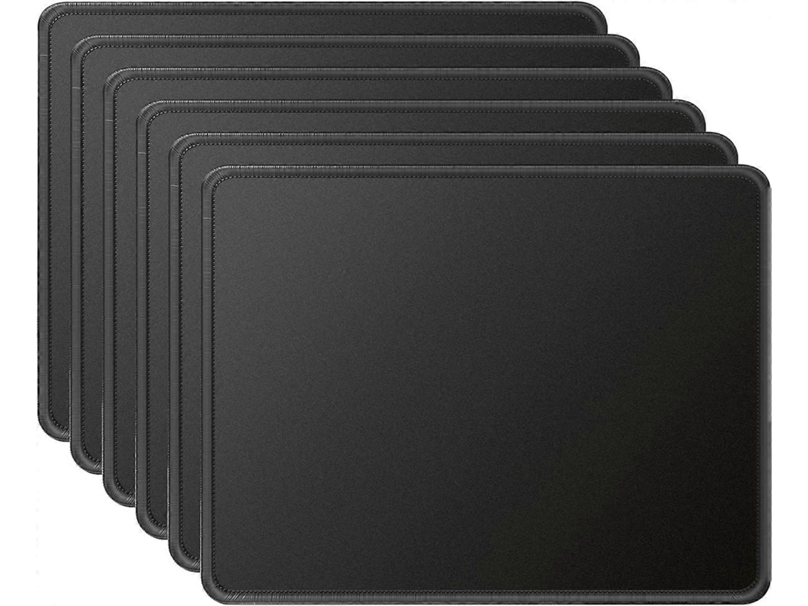 Conjunto De 6 Mousepads Com Bordas Costuradas, 260x210x3mm, Impermeáveis ​​e Com Base De Borracha Antiderrapante. Olysi Shop