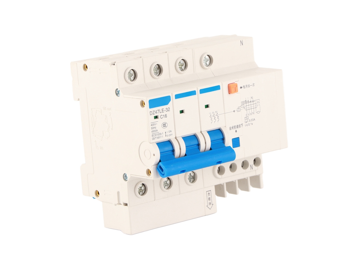 Laxiscreed Disjuntor Diferencial 32a 400v Para Proteção Contra Correntes Residuals