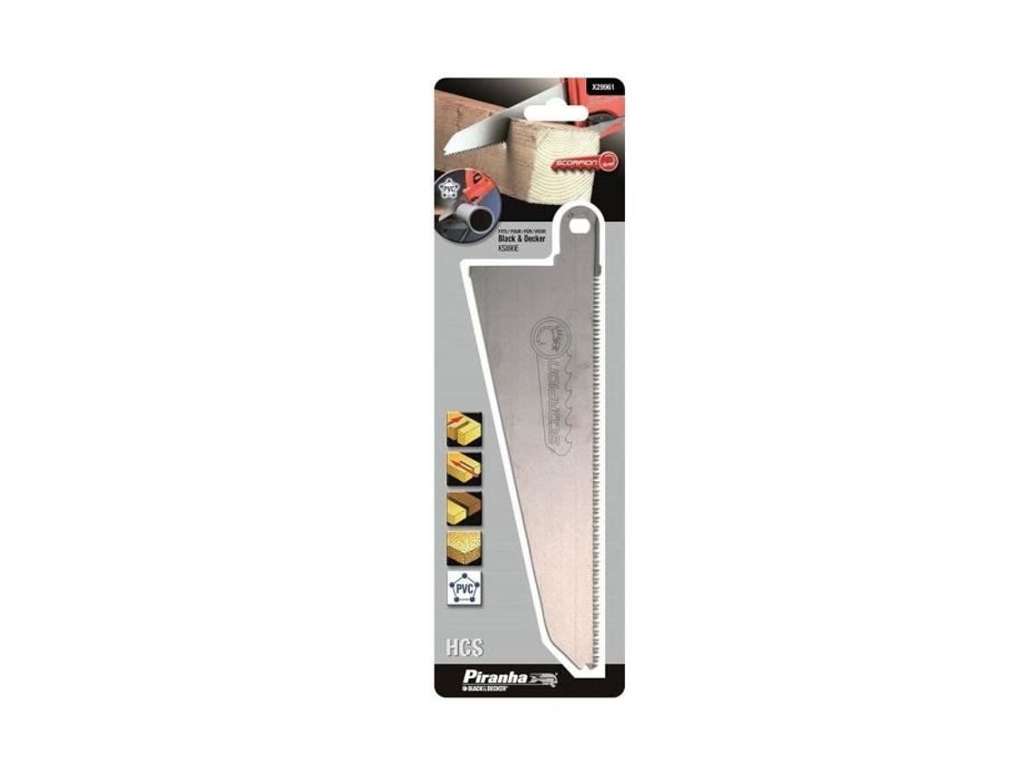 Black &amp; Decker Laminas De Hcs Cortes Retos 200mm X29961