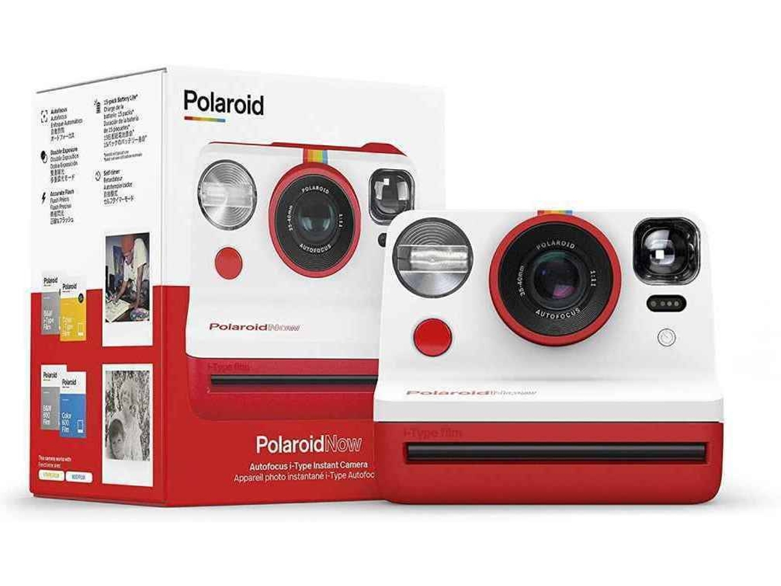 Máquina Fotográfica Instantânea POLAROID Now Vermelho