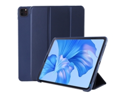 Capa Para Ipad Pro 11 2018/2020/2021/2022 Azul Royal Escuro Com Suporte Caneta Magnético, Três Peças E Proteção Total. Tuotuo