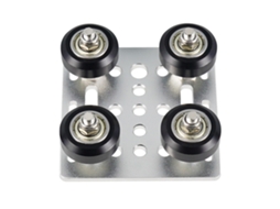 Conjunto De Placa De Pórtico V Pequena Roda Em V Com Placa Para Peças De Impressora Cnc E 3d