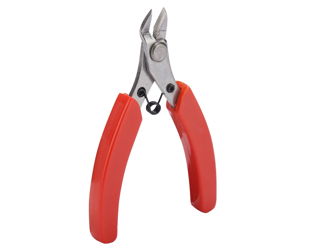 Alicate De Corte Diagonal Mini 107f1 Para Cabos Fios Ferramenta Manual S