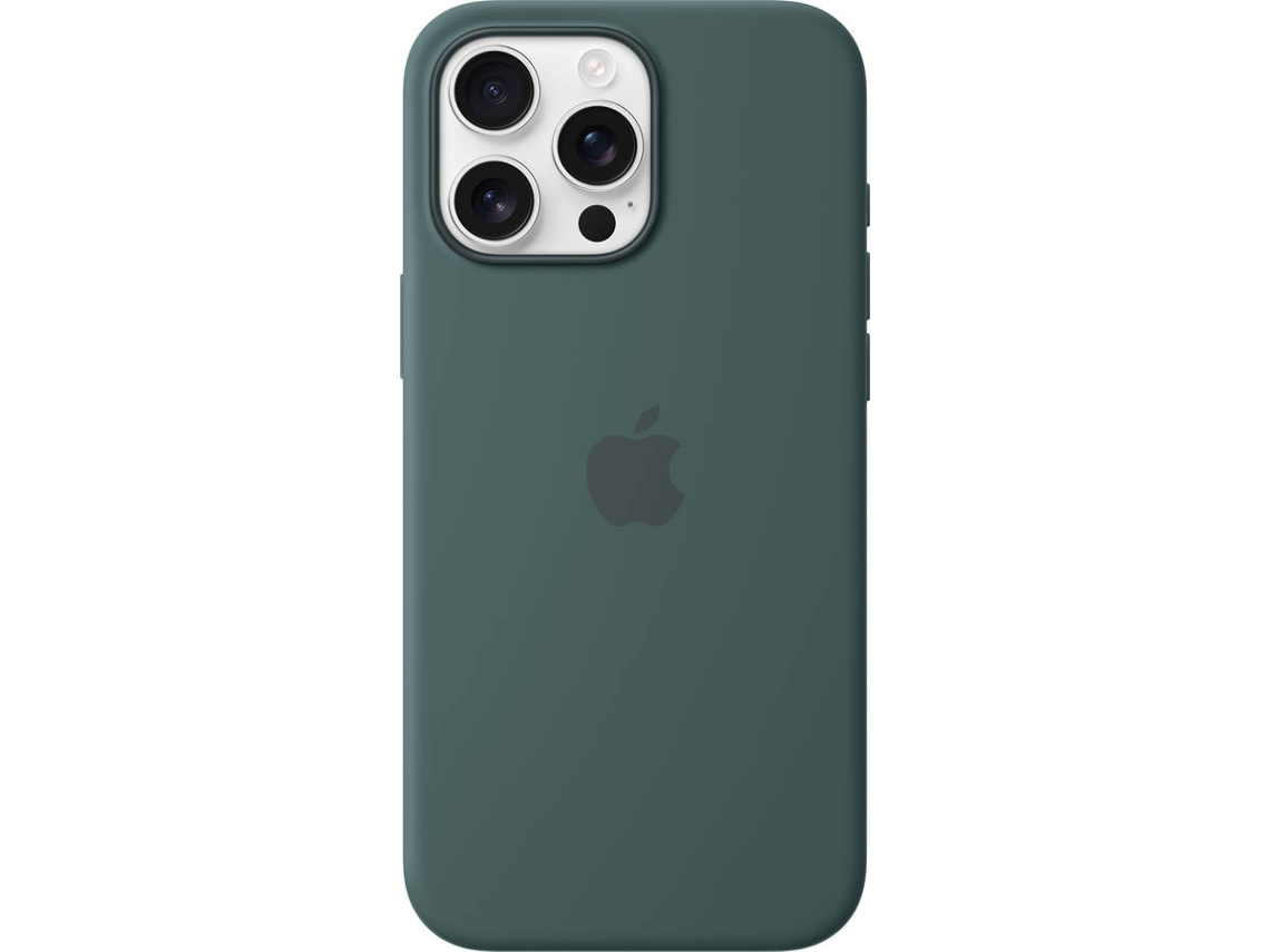 Capa APPLE Silicone Case com MagSafe para iPhone 16 Pro Max (Lake Green)