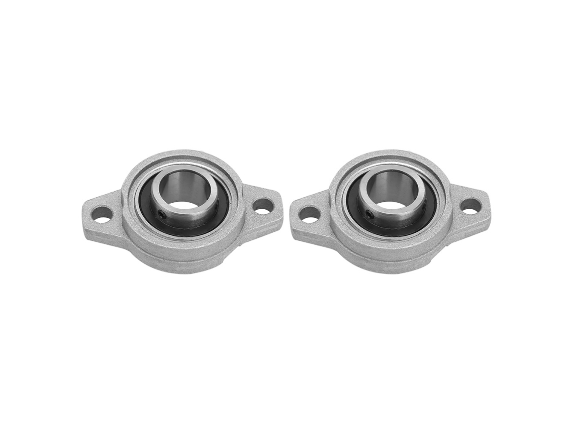 Rolamento De Bloco Auto-alinhável Liga De Zinco E Alumínio Kfl006 Para Máquinas (2 Pcs)