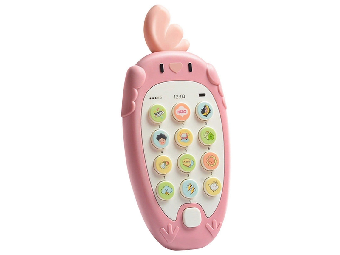 Telefone De Brincar Para Bebé Com Luzes E Sons