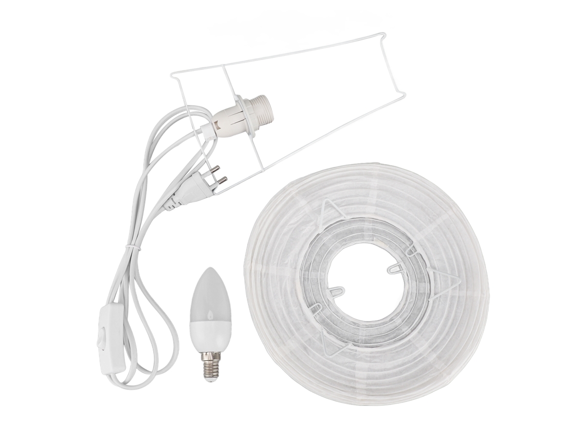 2026 lâmpada de Mesa de Papel de Arroz com Luz Quente, Lâmpada E14, Fácil Instalação para Dormitório, Escritório, Plugue Eu 100‑240v