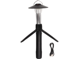 Lanterna De Led Portátil Para Camping Com Capa Protetora E Suporte Triangular