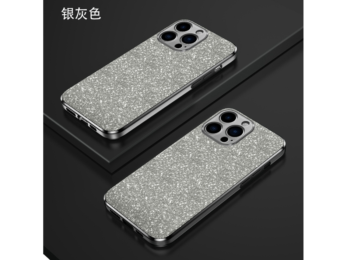 Capa Para Iphone 17 Preta Com Degradê, Conector Lightning E Revestimento Resistente A Quedas.