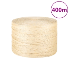 Vidaxl Corda 100% Sisal 3 Mm 400 M