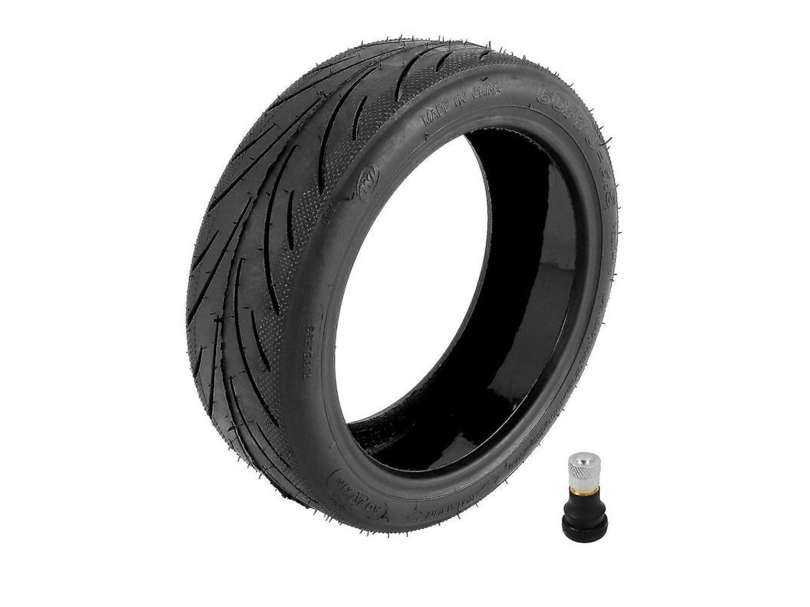 Pneu a vácuo preto 60/70-6.5 para Max G30 com Ar Bico, material preto durável