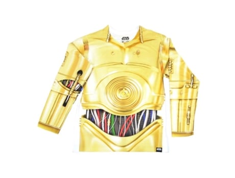 Star Wars Camiseta C3po Talla S Infantil Con Licencia Oficial Ofertas Diciembre24