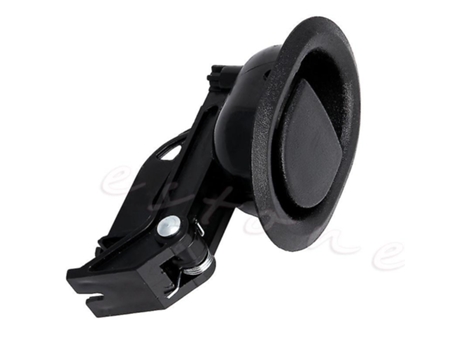 1 peça sofá reclinável oval cadeira alavanca de liberação alça preto plástico duro novo