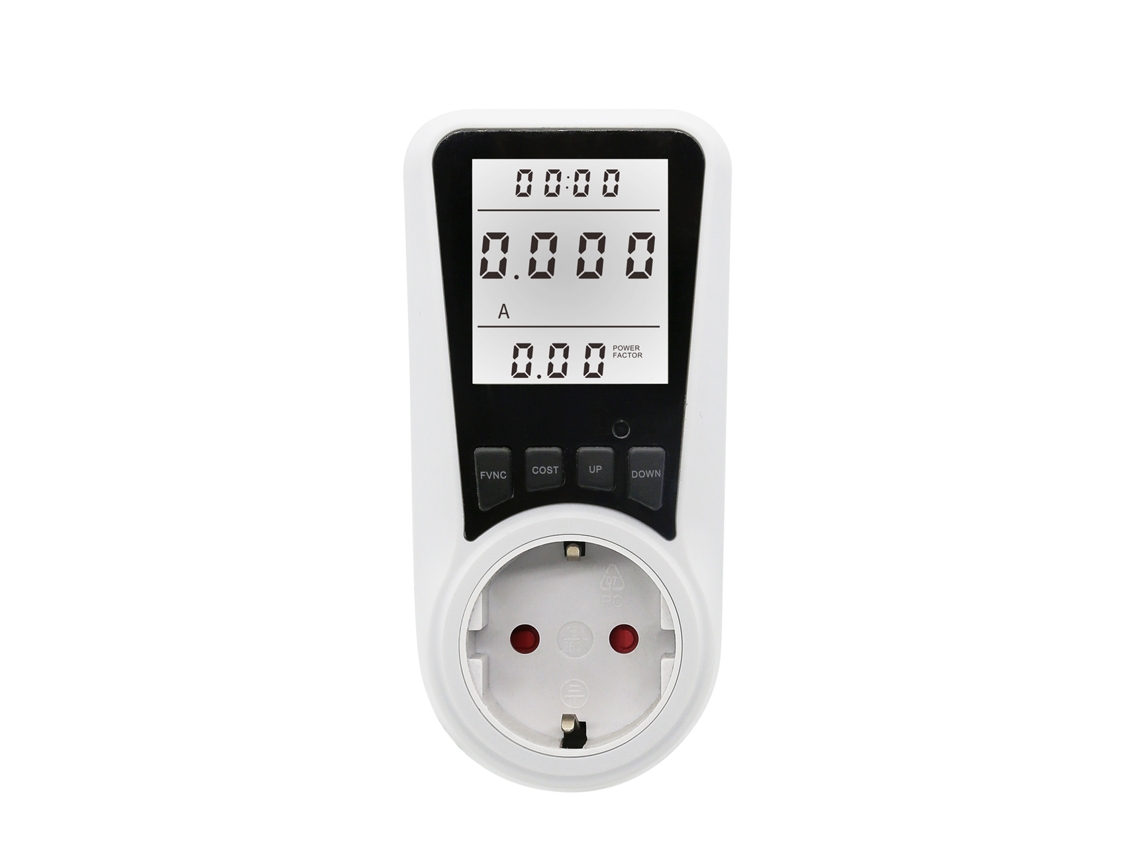Laxiscreed Tomada Inteligente Com Monitor De Energia E Tela Granda Para Controle Simples
