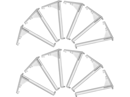 Conjunto De 12 Presilhas Para Cortinas Transparentes, Presilhas Ocultas Para Fixação De Cortinas Ver