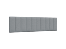 Vidaxl Almofadão De Cabeceira Hanko 180 Cm Tecido Cinzento-claro