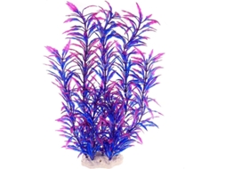 Plantas Plásticas Para Aquário, Plantas Aquáticas Simuladas Roxas Decorativas Design Natural (32cm/12.5polegadas)