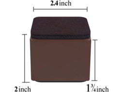 Lurelia Elevador Para Móveis, Conjunto De 4, Em Tecido Tnt, Para Cama, Sofá E Mesa, 5 Cm, 50 Kg, Apoio Firme