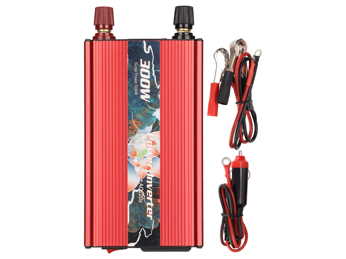 Aetheria inversor de Carro 12v/24v 500w Máximo com Saída Usb Adaptador de Energia Corpo de Alumínio