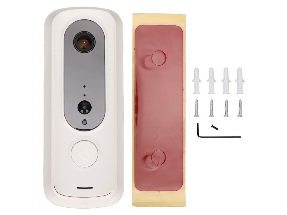 Campainha Inteligente Sem Fio Com Câmera Wi-fi