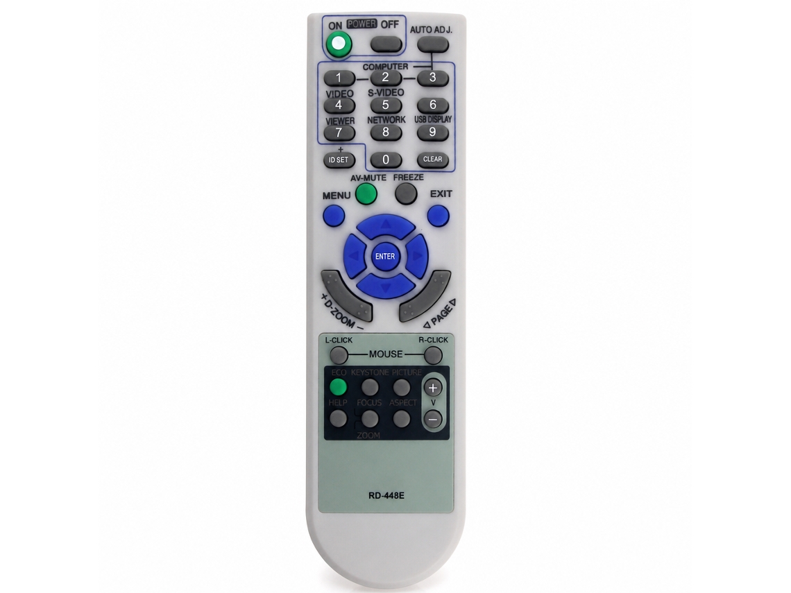 Comando À Distância Para Projetor Compatível Com Nec Rd-448e