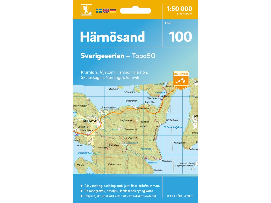 100 Härnösand Série Sueca Topo50 BRILVIBERA