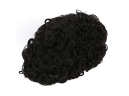 2026 peluca de Pelo Negro Rizado Ondulado para Mujer Fiesta de Halloween