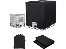 Capa Para Tanque De Água Ibc De 300l, Impermeável, À Prova De Vento, Resistente A Raios Uv, Em Tecido 420d Resistente A Rasgos, Com Zíper.