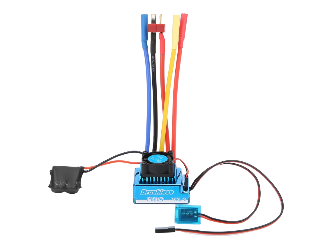 Primerox controlador de Velocidade Elétrico Esc Sem Escova À Prova D'água 80a para Carro Rc 1/10